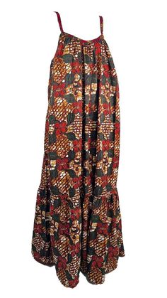 Ankara Silk maxi dress is made with a poly blend. It can be styled in different ways, you can dress it up with high heels or dress down with flats/sneakers. *PLEASE NOTE for this item, size US/UK - L/XL - Length is 62/63Inches. Other prints are also available, kindly start a conversation to ask for more information and pics.Contact us for custom looks and more style options. Sizing 🌺 This is a free size for the size range stated for it. For CUSTOM pls contact us, we will require your US/UK size Flowy Maxi Dress With Elastic Waistband For Day Out, Bohemian Maxi Dress With Elastic Waistband, Flowy Dress With Elastic Waistband For Vacation, Flowy Maxi Dress With Elastic Waistband For Vacation, Spring Vacation Ankle-length Maxi Skirt, Ankle-length Maxi Skirt For Vacation, Beach Ankle-length Maxi Skirt, Flowy Rayon Maxi Skirt For Beach, Flowy Rayon Maxi Dress For Day Out