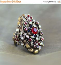 SALE Garnet Ring Wedding Ring Victorian by ShelleyCooperJewelry Garnet Wedding Rings, Vintage Jewelry Diy, Art Deco Jewelry Vintage, Blink Blink, Jewelry Victorian, Star Garnet, Red Ring, Victorian Ring, Edwardian Jewelry