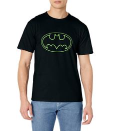 PRICES MAY VARY. Officially Licensed DC Comics Apparel for Men - Women - Boys - and Girls; Batman T-Shirts; Justice League T-Shirts; Comics T-Shirts; Super Hero T-Shirts; Gotham City T-Shirts; Dark Knight T-Shirts; Bruce Wayne T-Shirts; Comic Book T-Shirts; 23WBBM00165B-001 Lightweight, Classic fit, Double-needle sleeve and bottom hem Green Pop Culture T-shirt With Character Print, Fandom T-shirt With Logo Print And Crew Neck, Fandom Short Sleeve T-shirt With Logo Print, Comic-con Graphic Cotton T-shirt, Casual T-shirt With Character Print For Comic-con, Casual Character Print T-shirt For Comic-con, Themed Green Crew Neck Top, Green Themed Crew Neck Top, Casual Comic-con Themed Character Print T-shirt