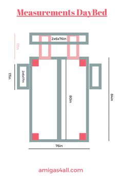 the measurements for a bed with two doors