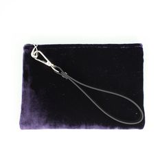 Solid colored silk velvet in the perfect wallet size, with an added detachable leather wristlet strap. Measures 7.5" x 5", Silk Velvet, Spot Clean. Handmade in Portland, Oregon. Evening Clutch With Wrist Strap, Elegant Handheld Clutch With Wrist Strap, Evening Clutch Wristlet, Chic Evening Bag With Wrist Strap, Evening Bags With Wrist Strap, Chic Handheld Clutch With Wrist Strap, Elegant Rectangular Wristlet For Evening, Elegant Evening Clutch Wristlet, Elegant Formal Clutch With Wrist Strap