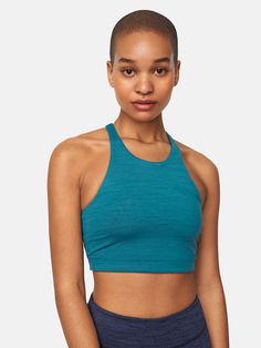 A high coverage, high sweat crop top with removable pads. Made in our lightweight, breathable TechSweat™ fabric. Free Crop, Yoga Iyengar, Yoga Journal, Vinyasa Yoga