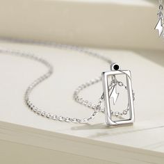 Our Matching Sterling Silver Necklaces Gift for Couples is an anti-allergic fine jewelry and is a romantic Birthday or Anniversary gift for men and women. Material: 925 Sterling Silver + Cubic Zirconia Women Chain Length: 40+5cm-17.7inches Men Chain Length: 50+5cm-19inches Silver Clavicle Chain Necklace As Birthday Gift, Silver Clavicle Chain Necklace Birthday Gift, Silver Clavicle Chain Necklace For Birthday, Birthday Sterling Silver Charm Necklace With Clavicle Chain, Silver Charm Necklace With Adjustable Chain For Birthday, Elegant Silver Charm Necklace For Birthday, Silver Charm Necklace For Birthday, Silver Charm Necklaces For Birthday Gift, Silver Charm Necklace With Clavicle Chain For Birthday