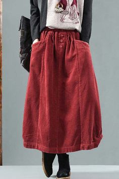 Rok Midi, Midi Skirt Casual, Sundress Casual, Cody Simpson, Solid Skirt, Retro Skirt, Look Retro, Red Skirt, Half Slip