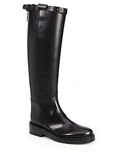 Black Knee Length Boots, Sleek Back, Womens Rubber Boots, Staple Shoes, Black Leather Knee High Boots, Knee Length Boots, Wardrobe Furniture, High Leather Boots