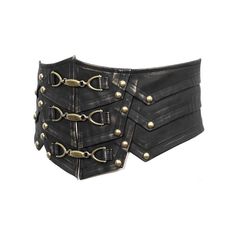 Metallic Bronze Steampunk Rock Men Leather Belts Black Steampunk Corset Belt For Larp, Black Steampunk Corset Belt For Festival, Steampunk Corset Belt For Cosplay, Medieval Black Corset Belt For Festivals, Medieval Corset Belt For Larp With Belt Loops, Adjustable Festival Belts With Rivets, Adjustable Gothic Corset Belt, Steampunk Black Corset Belt With Belt Loops, Antique Black Belt Buckles For Festivals