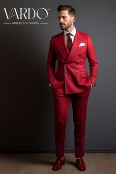 >>ORIGINAL ARTWORK AND CONTENT, PLEASE DO NOT COPY<< RED Double Breasted Tuxedo Wedding Suits for men - bespoke wedding suit - formal fashion suit- Classic fit Elevate your wardrobe with our Men's Radiant Red Double-Breasted Suit. This piece embodies a fusion of timeless sophistication and contemporary style. Tailored for a sleek fit, its radiant red hue exudes confidence and charisma. Experience the blend of luxury and durability with our high-quality fabric that ensures longevity. Whether for a corporate event or a gala, this suit guarantees all eyes on you. Because when you wear it, you don't just arrive - you make an entrance. REQUIRED CUTSOM MEASURMENTS- (Please Check the Listing Photos ) Additional Information:- >Height >Weight > Phone Number , For easy Shipping EVERY ELEMENT IN THE Tailored Red Double Breasted Suit For Work, Red Classic Double Breasted Suit For Work, Red Suit Men Aesthetic, Red Fitted Suits For Wedding, Elegant Red Double-breasted Suit For Semi-formal Occasions, Red Fitted Double Breasted Suit For Formal Occasions, Red Fitted Semi-formal Sets, Fitted Red Sets For Semi-formal Occasions, Fitted Red Double Breasted Suit For Business