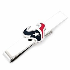 a tie clip with a houston texans logo on it