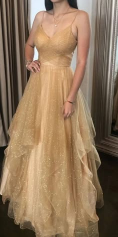 Formal Dresses Champagne, Prom Dresses Champagne, Gaun Tulle, Prom Dress Champagne, Tulle Formal Dress, Dresses Champagne, Tulle Long Prom Dress, Champagne Evening Dress, Modest Prom