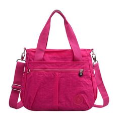 Item Type: Handbag Shape: Casual Tote Main Material: Nylon Handbags Type: Shoulder Bags Types of bags: Shoulder & Crossbody Bags Lining Material: Polyester Number of Handles/Straps: Single Decoration: Lock Style: Casual Gender: Women Pattern Type: Solid Closure Type: zipper Hardness: Soft Pink Nylon Shoulder Bag, Pink Nylon Shoulder Bag For Daily Use, Pink Nylon Shoulder Bag With Pockets, Pink Nylon Bag With Detachable Strap, Everyday Pink Nylon Shoulder Bag, Pink Nylon Shoulder Bag With Detachable Strap, Pink Nylon Shoulder Bag For Everyday Use, Pink Nylon Bags, Pink Nylon Shoulder Bag With Adjustable Strap