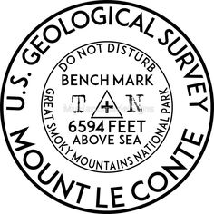 the seal for the u s geological survey in bench mark, h t