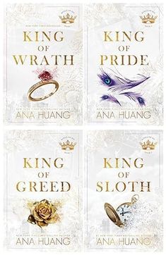 four book covers for king of the bride