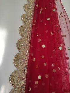 More dupatta here in our collection https://www.etsy.com/shop/neelcreations/?section_id=15880219 Net with embroidery Indian dupatta. It has beautiful golden border. Scallop border with dull gold color. ★ The mirror on all over net is not real. ★ It can be made in other colors and longer in length also. We can also change the border if you want. Approximate length 95 inches. We can increase length so please contact us if you want longer dupatta. These designer dupattas are very much in trend. Pai Dabka Work Net Lehenga In Traditional Drape, Dabka Work Net Lehenga, Party Lehenga With Dabka Work And Net Material, Anarkali Shawl With Dori Work In Traditional Drape, Traditional Dabka Work Wear In Net, Traditional Wear With Dabka Work On Net, Bollywood Style Festive Dupatta With Dabka Work, Organza Dupatta With Dabka Work In Traditional Drape, Festive Shawl With Dori Work In Traditional Drape