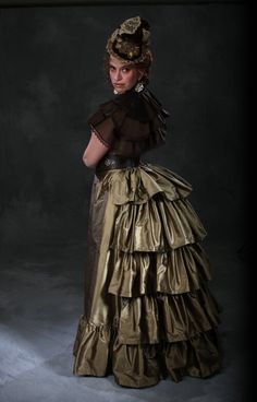 Late 19th c. Ensemble — Period Corsets Historical Corset Dress For Costume Events, Fitted Victorian Dress With Boned Bodice, Victorian Wedding Dress With Underbust Style, Victorian Ball Gown With Attached Cancan For Costume Party, Overbust Petticoat With Attached Cancan For Costume Party, Steampunk Victorian Dress For Costume Party, Victorian Overbust Costume Dress, Victorian Overbust Dress For Costume, Victorian Wedding Dress With Corset Back