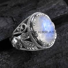 Natural Moonstone Oval Shape Gemstone Ring For Father's Day Sale - 925 Sterling Silver Handmade Designer Ring Jewelry Size US 7.25 - ar5867 ( Stamped 925 )GEMSTONE - MoonstoneRING SIZE -  US 7.25RING WEIGHT - 6.32 GRAMSCOLOR  - WhiteSTONE SIZE - 14 x 10 MM Moonstone Ring Sterling Silver, Designer Handmade Jewellery, Sterling Silver Jewelry Handmade, Cabochon Ring, Rose Quartz Gemstone, Silver Jewelry Handmade, Moonstone Ring, Silver Chain Necklace, Oval Cabochon