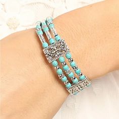 Dimensions: 2.36 Inner All Jewelry Is Bogo 1/2 Off Feather Pendant, Silver Blue, Adjustable Bracelet, Womens Jewelry Bracelets, Blue And Silver, Color Blue, Jewelry Making, Women Jewelry, Bracelet