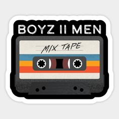 a cassette tape with the words boyz in men on it