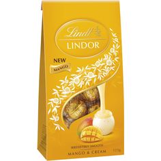 lindall & lindor new mango and cream bar, 5 4 ounces