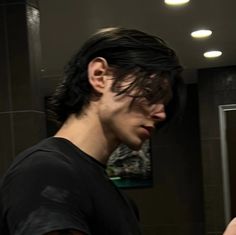 Long Black Hair Aesthetic Male, Black Long Hair Men, Short Black Hair Men, Pretty Men Long Hair, Black Hair Blue Eyes Men, Goth Guy Aesthetic, Pale Dark Hair, Black Haired Man, Dark Haired Boy