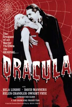 dracula movie poster with two people hugging each other and the words dracula written on it