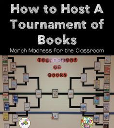 how to host a tournament of books march maddes for the classroom - book display