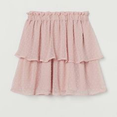 Nwt H&M Pink Chiffon Skirt Size Small H&m Summer Pleated Skirt, H&m Pleated Summer Skirt, H&m Pleated Skirt For Summer, H&m Skirt For Spring Party, H&m Party Skirt For Spring, H&m Summer Mini Length Bottoms, H&m Summer Mini Bottoms, H&m Mini Length Bottoms For Summer, H&m Pleated Skirt For Spring