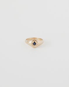 A STAR-SET GEMSTONE SIGNET RING FOR THOSE WITH A COLORFUL UNIVERSE. BLUE SAPPHIRE SIGNIFIES CELESTIAL FAITH AND SPIRITUAL INSIGHT. PRODUCT DETAILS: 3.5MM LAB GROWN BLUE SAPPHIRE 10MM x 8MM SIGNET FACE TAPERS TO 3MM AT BACK CAST WEIGHT: SIZE 7 / SILVER = 6G +/- SIZE 7 / SOLID 14KY = 7.5G +/- MADE-TO-ORDER LEAD TIMES: .925 STERLING SILVER & 14K GOLD: 2-3 WEEKS 14K GOLD VERMEIL: 3-4 WEEKS RING SIZING TIPS: GET OUR FREE RING SIZER RESIZING SERVICES START AT $20 Oval Signet Ring, Ring Blue Sapphire, Bellingham Wa, Nephrite Jade, Ring Blue, Ring Sizer, Blue Sapphire Rings, Jewelry Inspo, Blue Rings