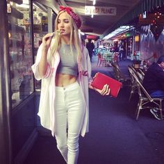 Baseball Jersey. Pia Mia Outfits, Pia Mia Style, Princess Pia Mia, Estilo Cholo, Pia Mia, Mia 3, Hipster Outfits, Hip Hop Outfits, Estilo Hip Hop