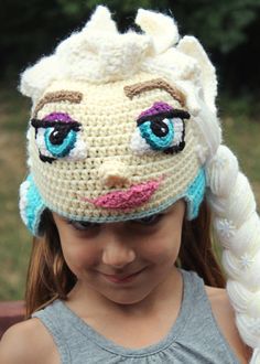 Hey, I found this really awesome Etsy listing at https://www.etsy.com/listing/247332521/disney-frozen-queen-elsa-costume-crochet  I bought and made this hat for my daughter. She literally has not taken it off since. Very good instructions. Easy to follow. Frozen Crochet Hat, Elsa Crochet, Wig Tutorial, Crochet Hat Tutorial, Frozen Queen, Crochet Wig, Toddler Patterns, Elsa Costume, Hat Tutorial