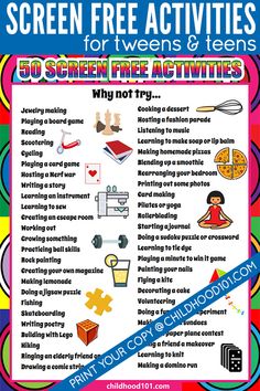 Pre Teen Summer Activities, Connection Activities For Kids, Boredom Busters For Teens, Pre Teen Activities, Fun Challenges For Teens, Fun Activities For Teens, Fun Activities At Home, School Holiday Activities, Summer Worksheets