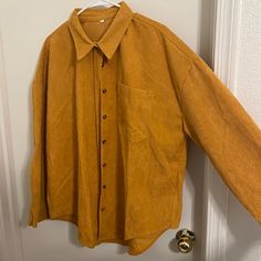 Women’s Mustard Yellow Corduroy Ls Jacket Size Large Never Worn Amazon Jackets, Vintage Jacket, Last Chance, Mustard Yellow, Mustard, Fashion Inspo, Jackets & Coats, Jackets For Women, Yellow