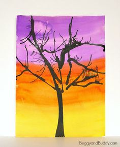 an image of a tree painted with acrylic paint on canvases that is in the app store