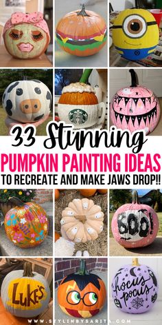 pumpkin painting ideas easy Best Paint For Pumpkin Painting, Roblox Pumpkin Painting, Easy Kids Pumpkin Painting, Diy Pumpkin Painting Ideas, Painting Pumpkin Designs, Things To Paint On Pumpkins Easy, How To Decorate A Pumpkin, Kids Painted Pumpkin Ideas, Decorate Pumpkin Ideas For Kids