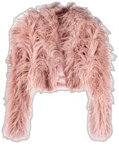 Faux Fur Cropped Jacket, Pink Faux Fur, Cult Gaia, Faux Fur Jacket, Fur Jacket, Pastel Pink, Size Clothing, Faux Fur, Fashion Branding