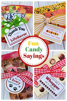 fun candy sayings for kids to make