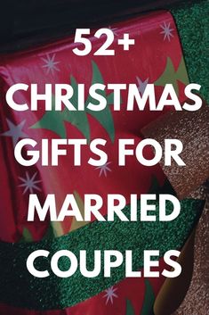 christmas gifts for married couples with text overlay