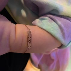 Designed in collaboration with Noush Jewelry, this exclusive bubble name bracelet is the perfect way to honor yourself, or someone special in your life. The size is perfect for all ages! Available in 14K White Gold, Yellow Gold, or Rose Gold Letter height = 3.9mm Not intended to be worn on unsupervised infants or children Baby chain length = 4in to 5in Adult chain length= 6in to 7in See our Size Guide for more information Silver 14k Gold Bracelet With Custom Name, Custom Name Silver Bracelet In 14k Gold, Custom Name 14k Gold Bracelets For Gift, Rose Gold Name Bracelet With Jubilee Detail For Everyday, Personalized 14k Rose Gold Bracelet, Customizable Rose Gold Name Bracelet, 14k Gold Name Bracelets For Everyday, Adjustable 14k Gold Birthday Bracelets, Personalized 14k Gold Bracelet For Birthday