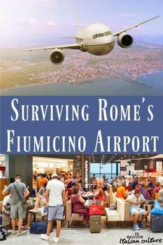 the cover of surviving rome's fumicino airport