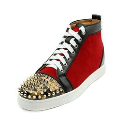 Golden Spike, Hightop Sneakers, Casual Flat Shoes, Red Bottoms, Synthetic Rubber, Dries Van Noten, Another Day, Mens Fashion Shoes, Red Shoes