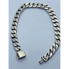 Tiffany & Co. Sterling Silver 9.25" Men's Curb Chain Link Bracelet The Length Of The Bracelet Is 9.25 Inch The Weight Of The Bracelet Is 51.3 Grams Hallmarked T & Co Ag925 Italy Comes With Pouch Jewelry Tiffany, Tiffany And Co Jewelry, Tiffany Co Jewelry, Chains For Men, Curb Chain, Chain Link Bracelet, Tiffany & Co., Link Chain, Womens Jewelry Bracelets