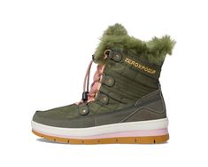 Outdoor Boots With Faux Fur Lining, Outdoor Boots With Plush Lining And Round Toe, Outdoor Round Toe Boots With Plush Lining, Winter High-top Waterproof Boots With Removable Insole, Casual Adventure Boots With Cushioned Footbed, Winter Waterproof Boots With Removable Insole For Outdoor Activities, Sporty Winter Boots For Adventure, Sporty Winter Adventure Boots, Casual Outdoor Boots With Faux Fur Trim