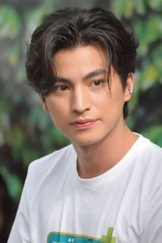 50 of the Best Medium Hairstyles for Men (Gallery + Videos Included) Middle Part Undercut Men Asian, Asian Man Haircut Round Face, Asian Hairstyles Round Face, Korean Haircut Men, Asian Mullet, Curtain Hairstyle, Perm Hair Men, Kdrama Boys