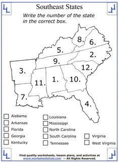 a map with states and numbers for each state in the united states, including capital