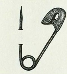 a drawing of a pair of scissors and a hook