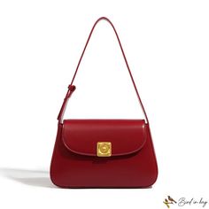 Bird in Bag - Red underarm bag female new design senior sense shoulder crossbody fashion wedding bag Elegant Flap Shoulder Bag With Single Strap, Formal Large Capacity Crossbody Baguette Bag, Elegant Office Flap Bag With Single Shoulder Strap, Formal Satchel Baguette Bag With Single Shoulder Strap, Elegant Hobo Shoulder Bag With Single Strap, Elegant Top Handle Baguette Bag With Single Shoulder Strap, Chic Red Baguette Bag For Formal Events, Chic Red Baguette Bag For Formal Occasions, Elegant Evening Flap Bag With Single Shoulder Strap