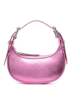 lipstick pink lambskin metallic finish adjustable shoulder strap top zip fastening main compartment Pink Shoulder Bags, Lipstick Pink, Wardrobe Pieces, Messenger Bag Backpack, Pink Purse, Designer Shoulder Bags, Purple Bags, Mini Shoulder Bag, Strap Top