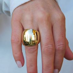 Statement Ring Gold, Dome Ring Gold, Bi Color Ring, Two Tone Ring, Gold and Silver Ring, Band Ring Gold, Chunky Gold Ring, Bombe Ring Gold - Etsy Bombe Ring, Ring Gold And Silver, Gold Dome Ring, Gold And Silver Ring, Two Tone Ring, Silver Ring Band, Gold Statement Ring, Dome Ring, Gold And Silver Rings