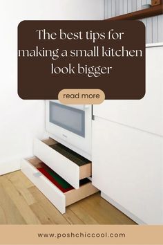 the best tips for making a small kitchen look bigger