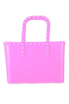 No better way to complete that spring look than a vibrant jelly handbag! 6.75 X 2.5 X 5.25 Trendy Square Plastic Bags, Trendy Plastic Tote Shoulder Bag, Pink Plastic Shoulder Bag, Casual Pink Plastic Bags, Casual Pink Plastic Bag, Pink Plastic Shopping Bag, Trendy Pink Plastic Bags, Pink Summer Bucket Bag, Pink Bucket Bag For Summer