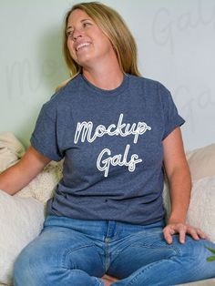 This navy Gildan t-shite Mockup is perfect for T-shirt design business! Our women's t-shirt mockup is easy to customize with your own design and is great for your website and social media apps. Our easy Gildan 5000 t-shirt mockup is easy to use in Canva or your favorite design application. This instant download t-shirt mockup will save you time and money! Let us help you create branding images that will wow your customers! Simply place your own design on our model or flatlay mockup images and up Tee Mockup, Social Media Apps, T Shirt Mockup, Social Media Channels, Tshirt Mockup, Design Business, Shirt Mockup, Business Design, T Shirt Design